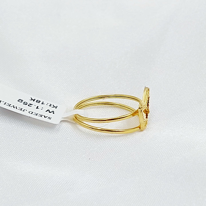 Butterfly Ring Made of 18K Gold by Saeed Jewelry 