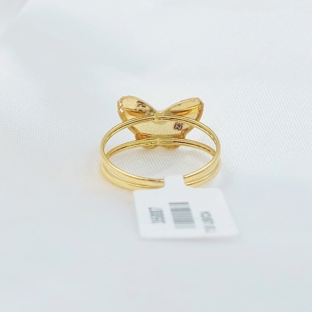 Butterfly Ring Made of 18K Gold by Saeed Jewelry 