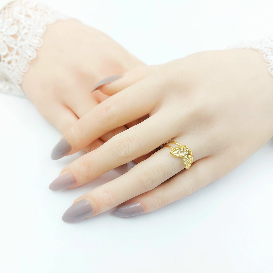 Butterfly Ring Made of 18K Gold by Saeed Jewelry 