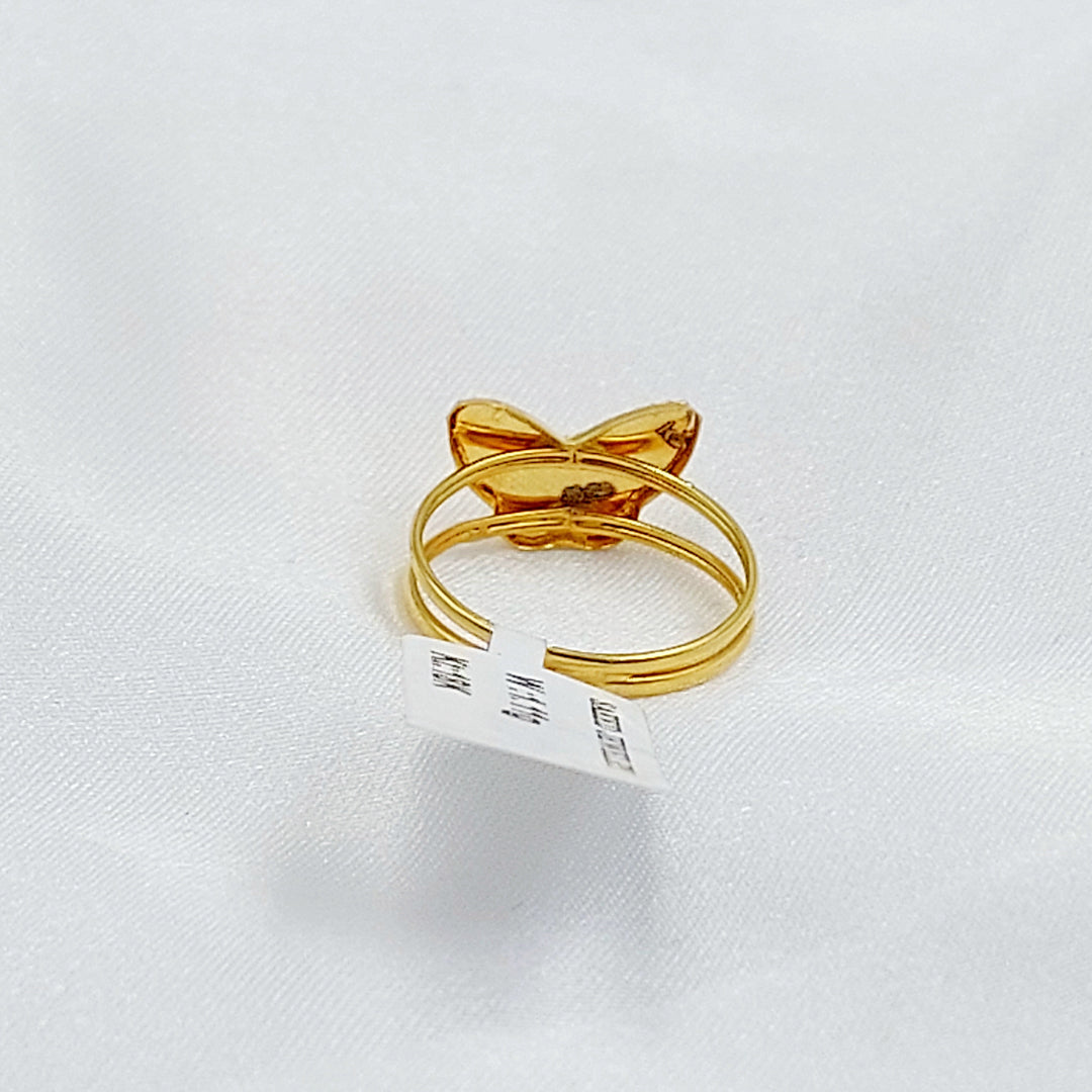 Butterfly Ring Made of 18K Gold by Saeed Jewelry 