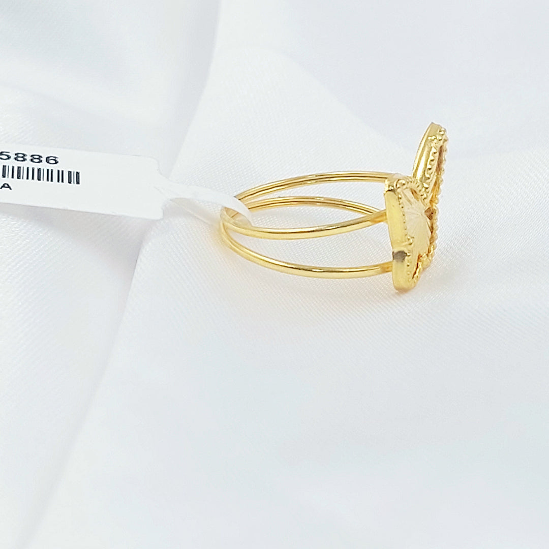 Butterfly Ring Made of 18K Gold by Saeed Jewelry 