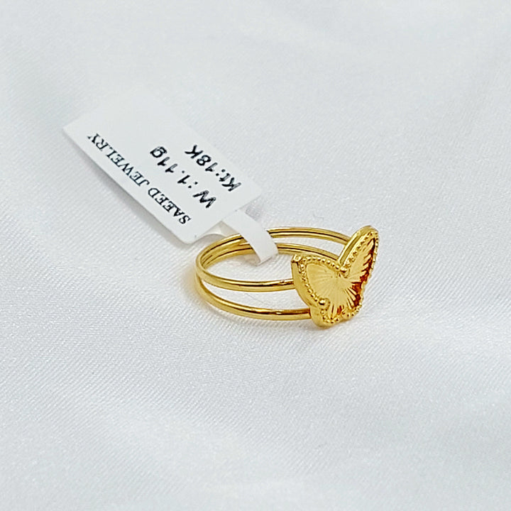 Butterfly Ring Made of 18K Gold by Saeed Jewelry 