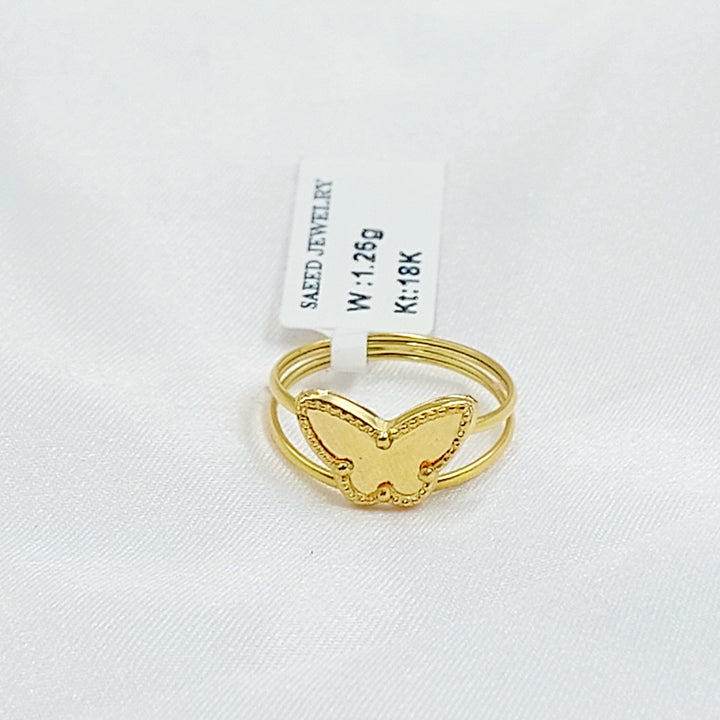Butterfly Ring Made of 18K Gold by Saeed Jewelry 