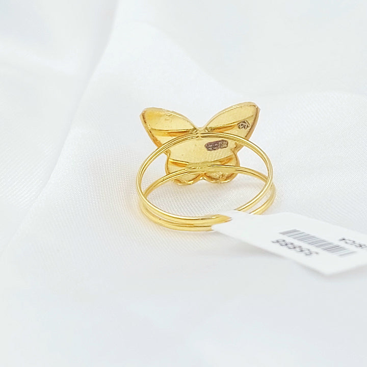 Butterfly Ring Made of 18K Gold by Saeed Jewelry 
