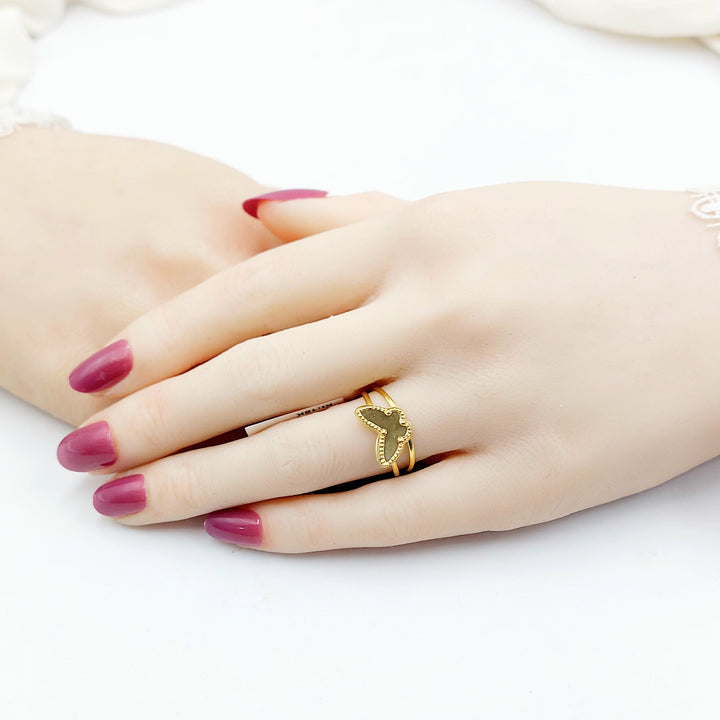Butterfly Ring Made of 18K Gold by Saeed Jewelry 