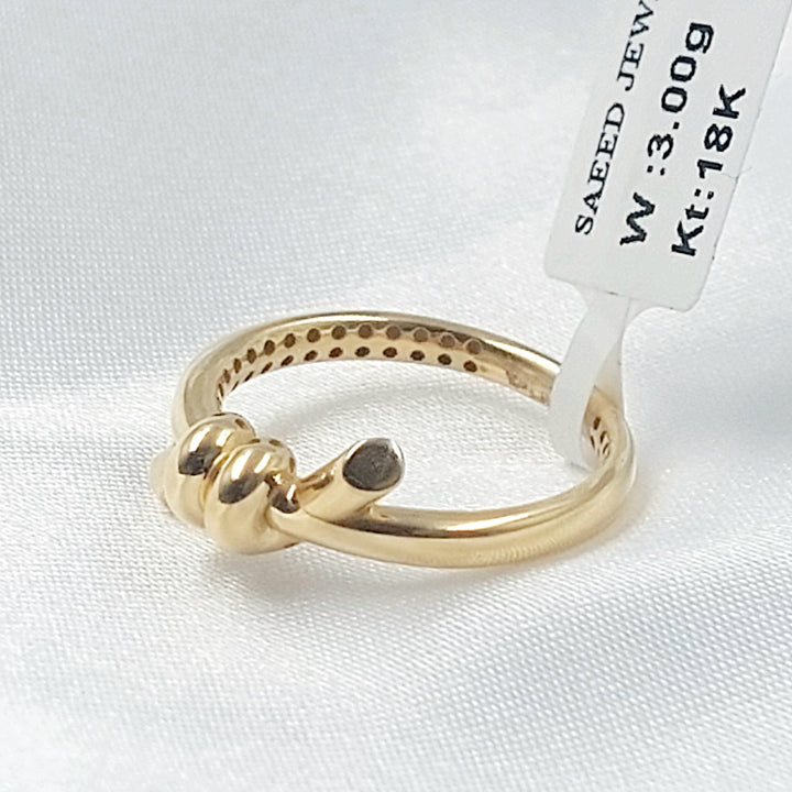 Deluxe Ring Made of 18K Gold by Saeed Jewelry 