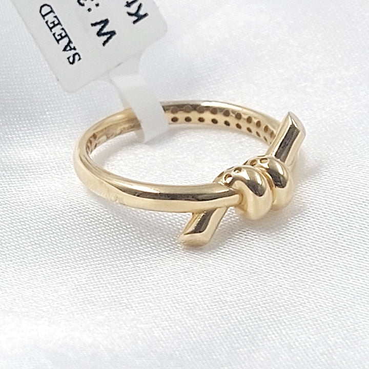 Deluxe Ring Made of 18K Gold by Saeed Jewelry 