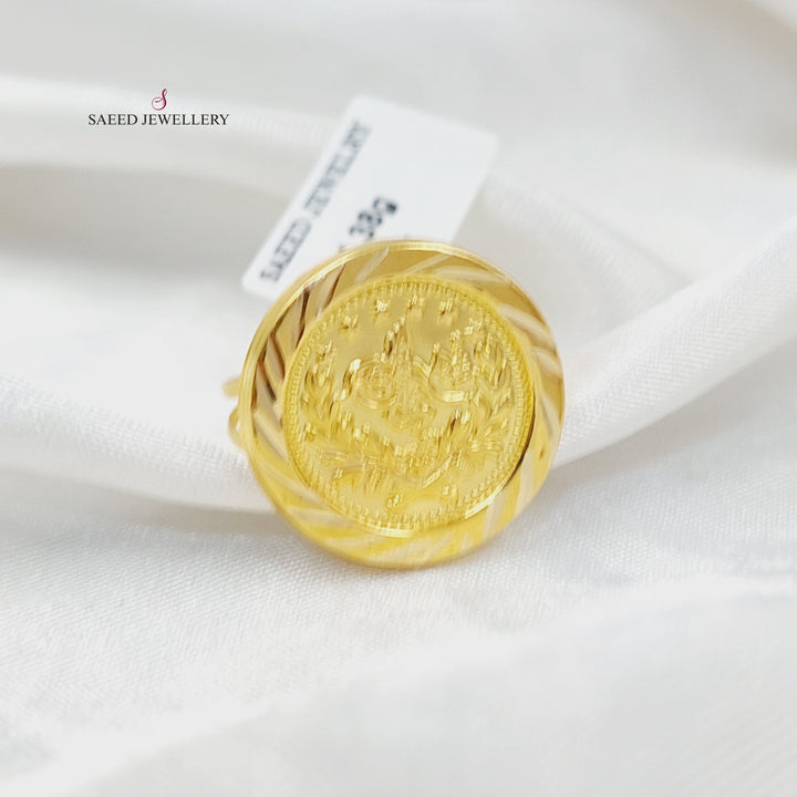 18K Gold Print Rashadi Ring by Saeed Jewelry - Image 2