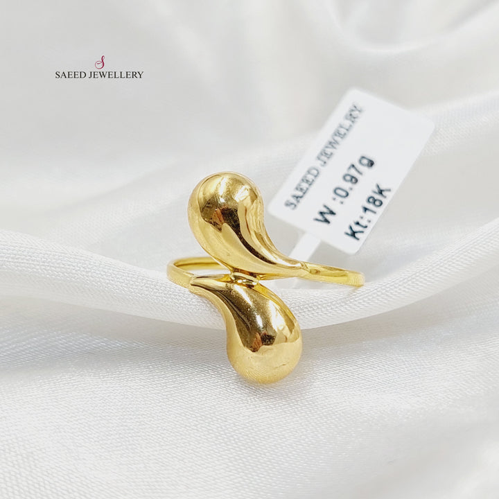 18K Gold Tears Ring by Saeed Jewelry - Image 3