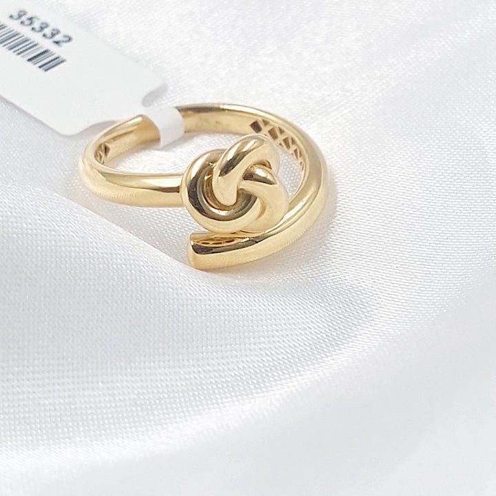 18K خاتم شكلة-مجوهرات الشيخ سعيد-Saeed Jewelry 