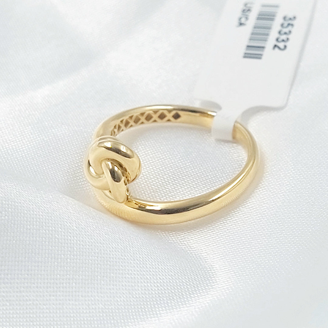 Tie Ring Made of 18K Gold by Saeed Jewelry 