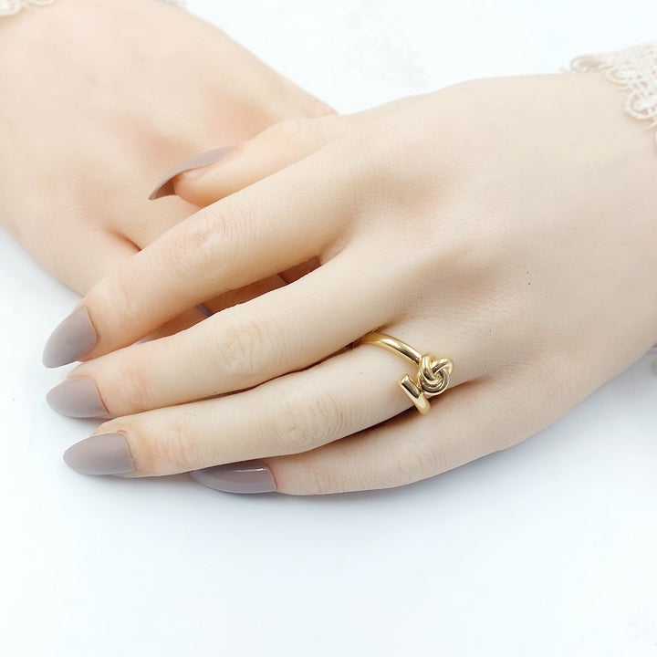 Tie Ring Made of 18K Gold by Saeed Jewelry 