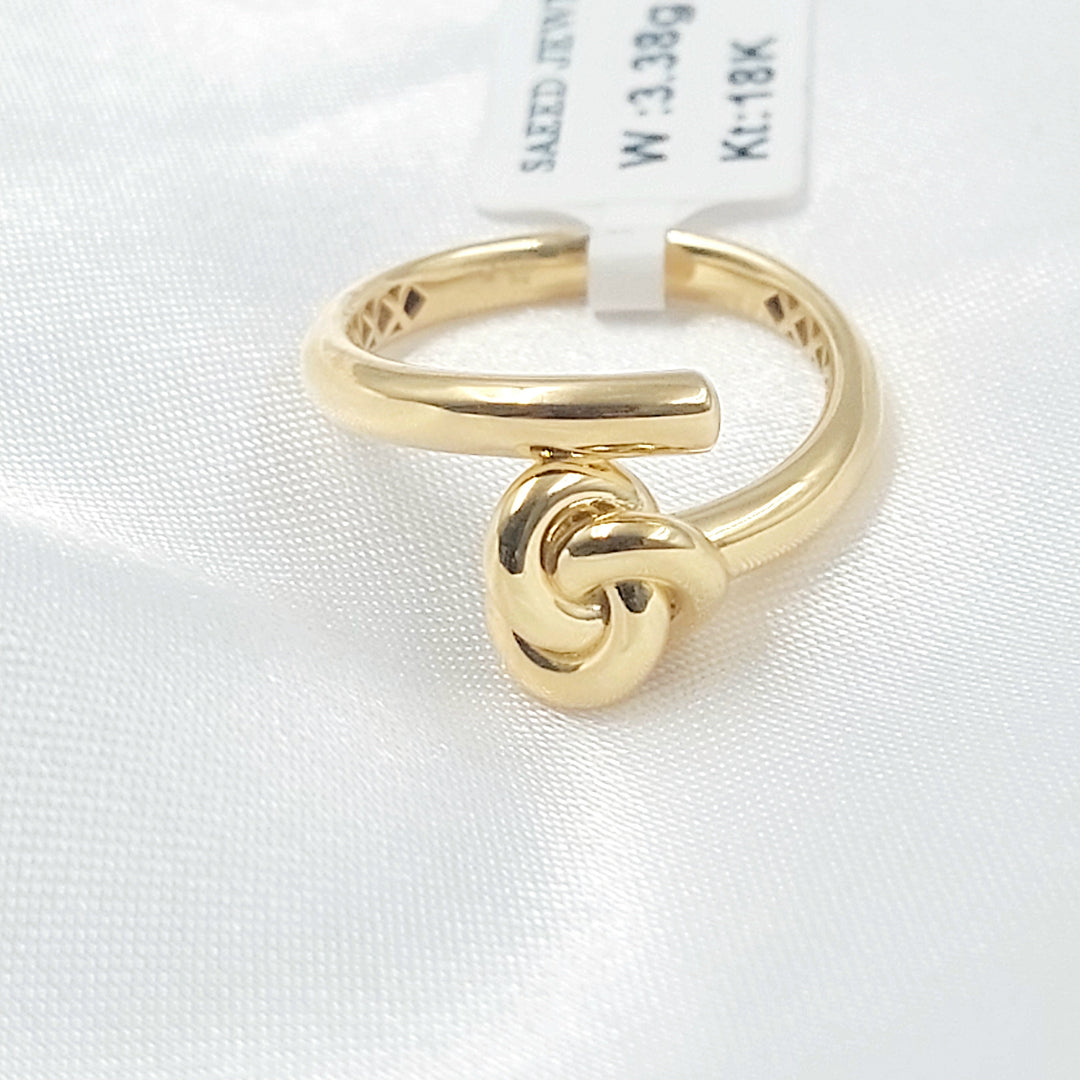 Tie Ring Made of 18K Gold by Saeed Jewelry 