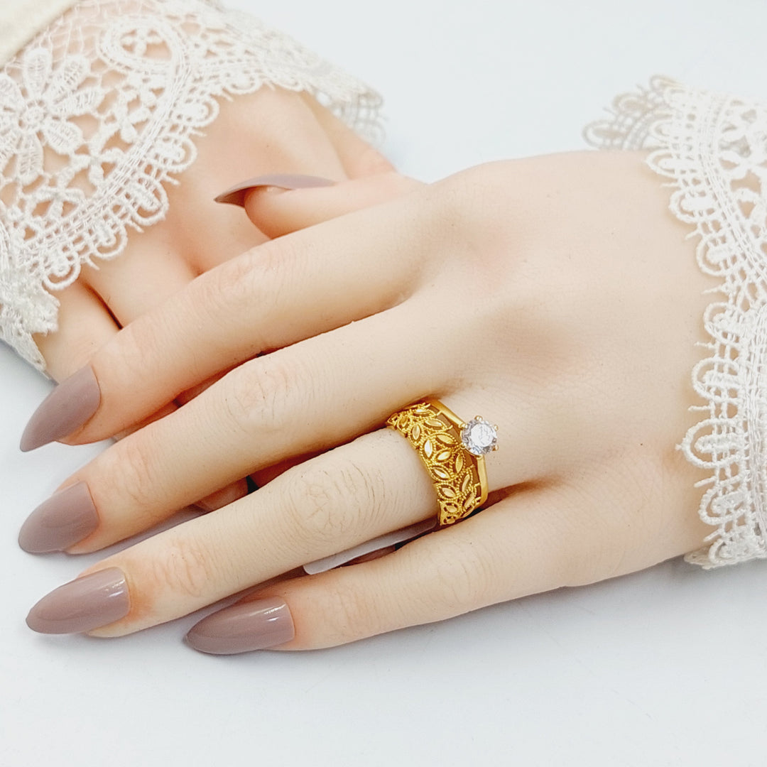 21K ذبلة السنبلة تونز-مجوهرات الشيخ سعيد-Saeed Jewelry 