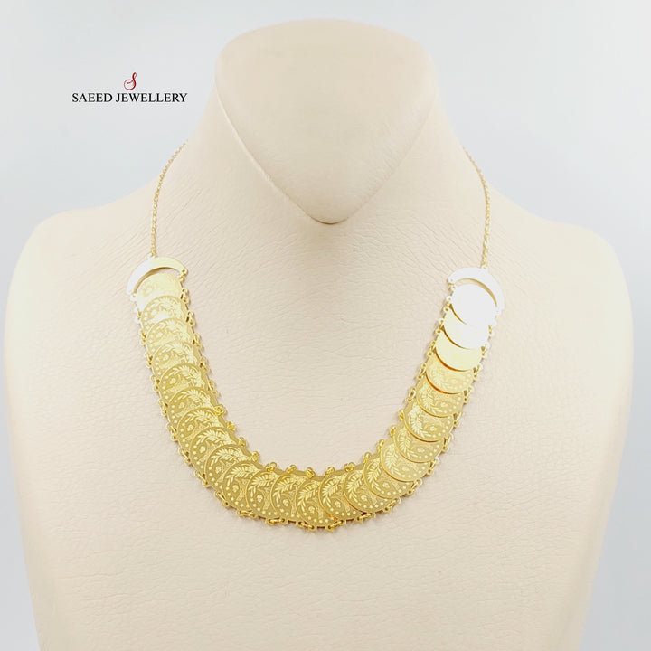 21K Gold Rashadi Eighths Necklace by Saeed Jewelry - Image 1