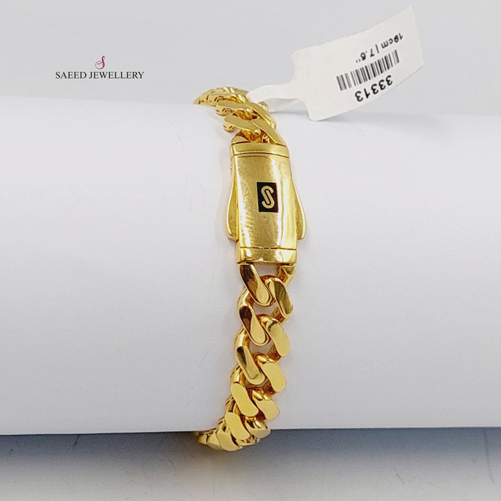 21K اسوارة جنزير اكسترا-مجوهرات الشيخ سعيد-Saeed Jewelry 