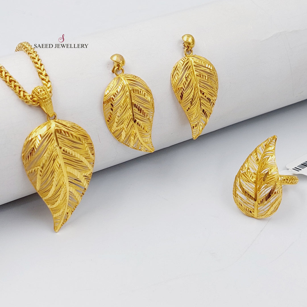 21K Gold 3 pieces set by Saeed Jewelry - Image 1