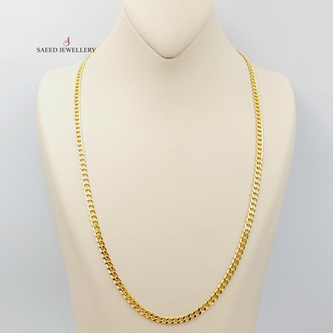 21K Gold 60cm Bold Chain by Saeed Jewelry - Image 1