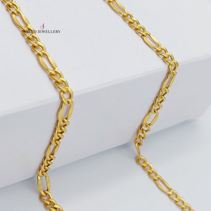 21K Gold 70cm Bold Chain by Saeed Jewelry - Image 3