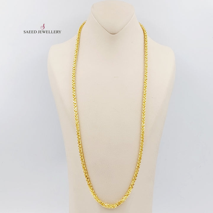 21K Gold 70cm Franco Chain Bold by Saeed Jewelry - Image 1