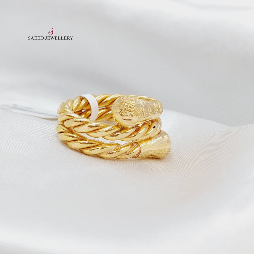 21K Gold Anegia Ring by Saeed Jewelry - Image 5