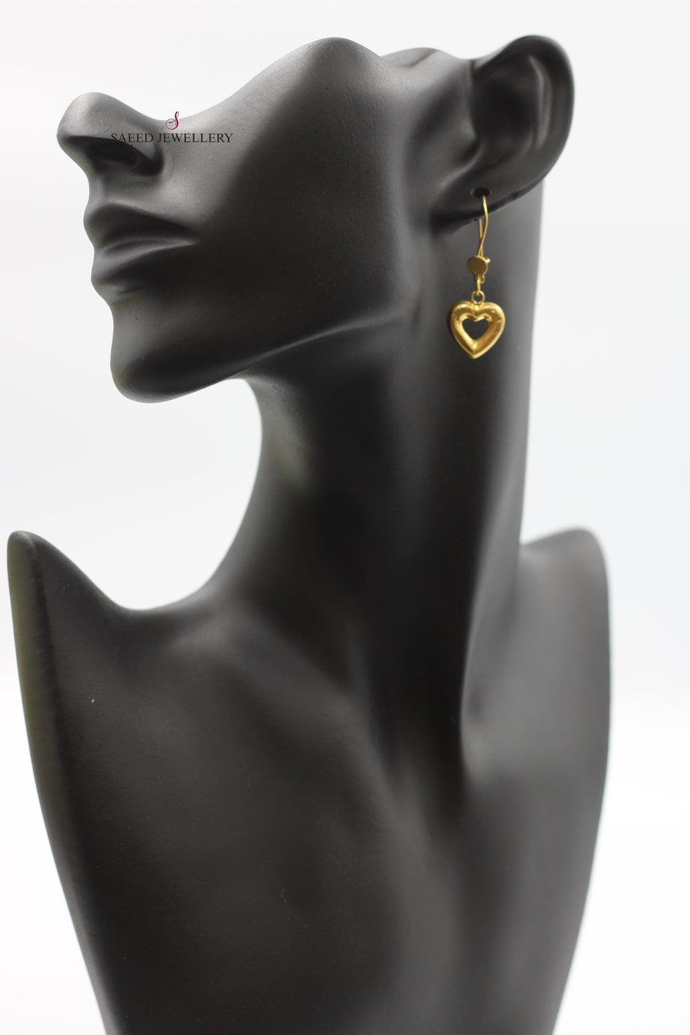 21K Gold Ankletic Earrings by Saeed Jewelry - Image 2