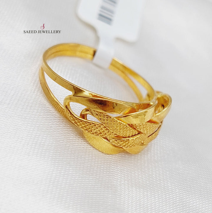 21K Gold AnkleticTaft Ring by Saeed Jewelry - Image 7