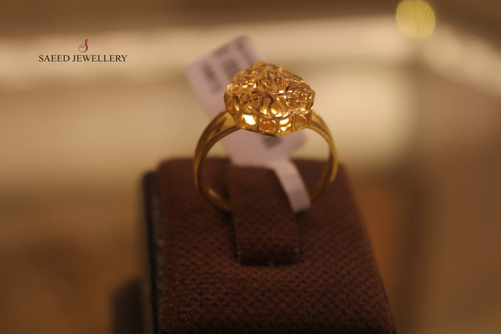 21K Gold Bahraini Ring by Saeed Jewelry - Image 2