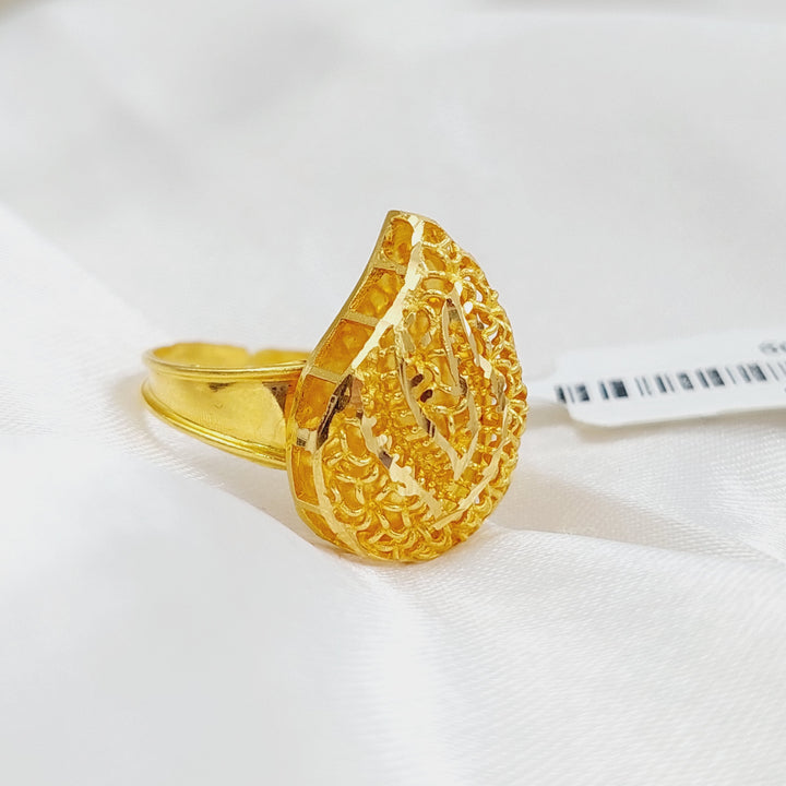 21K Gold Bahraini Ring by Saeed Jewelry - Image 1