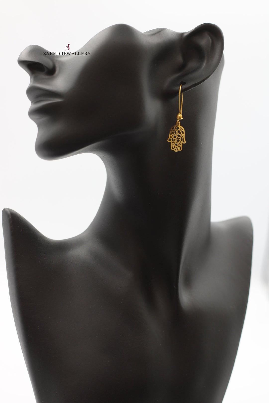 21K Gold Balls Earrings by Saeed Jewelry - Image 1