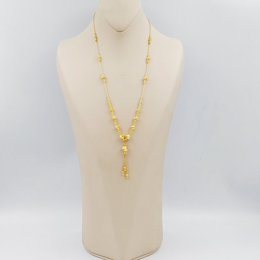 21K Gold Balls Necklace by Saeed Jewelry - Image 1