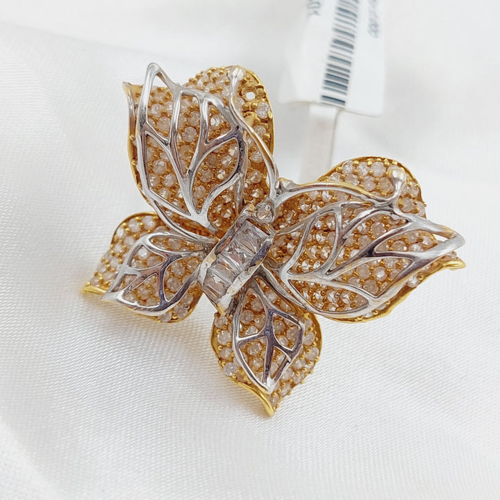 21K Gold Butterfly Ring by Saeed Jewelry - Image 3