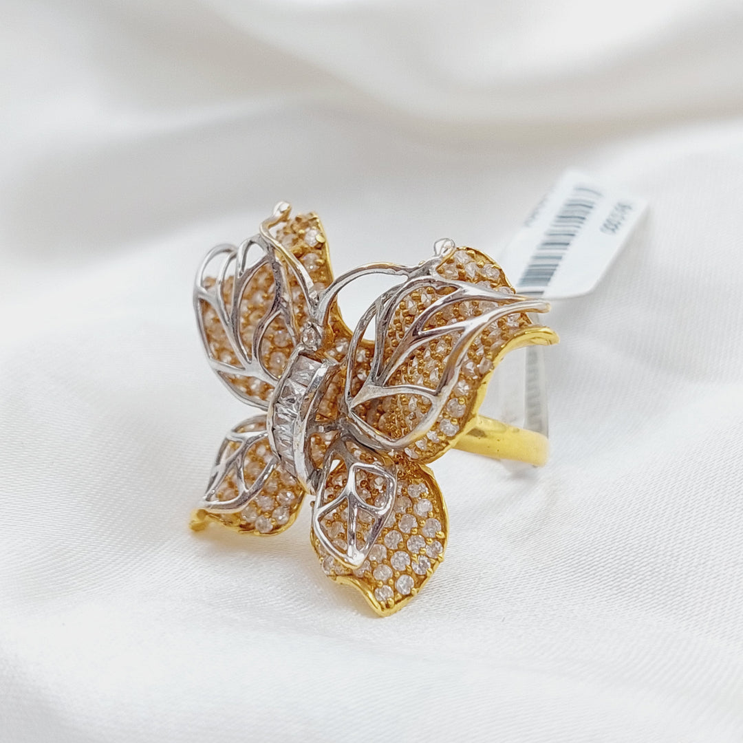 21K Gold Butterfly Ring by Saeed Jewelry - Image 5