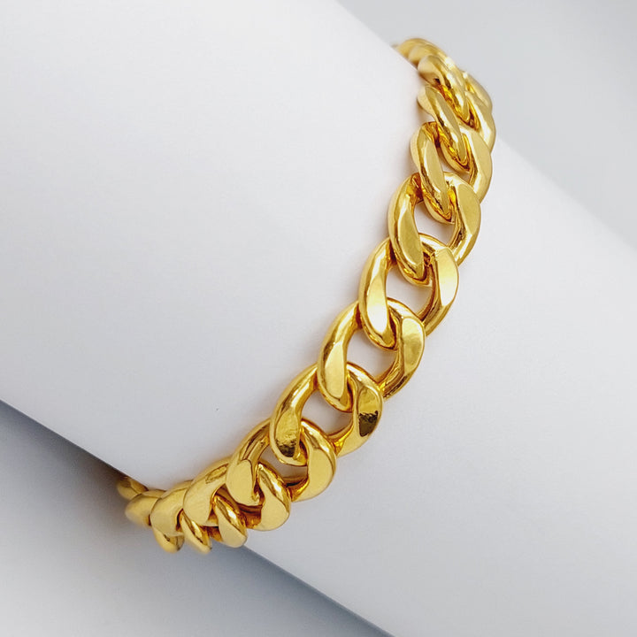 21K Gold Chain Bracelet by Saeed Jewelry - Image 1