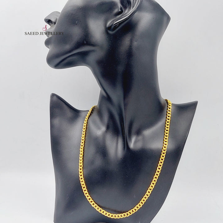 21K Gold Chain Necklace by Saeed Jewelry - Image 3