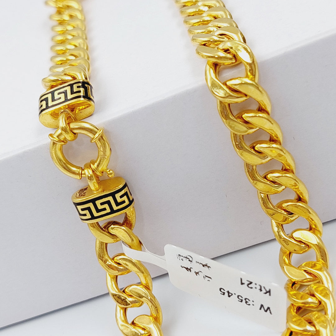 21K Gold Chain Necklace by Saeed Jewelry - Image 2