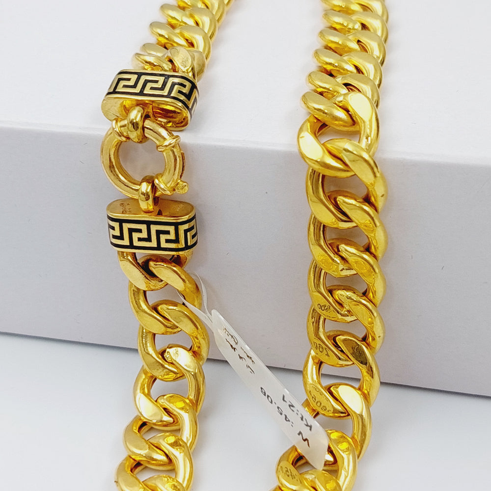 21K Gold Chain Necklace by Saeed Jewelry - Image 2