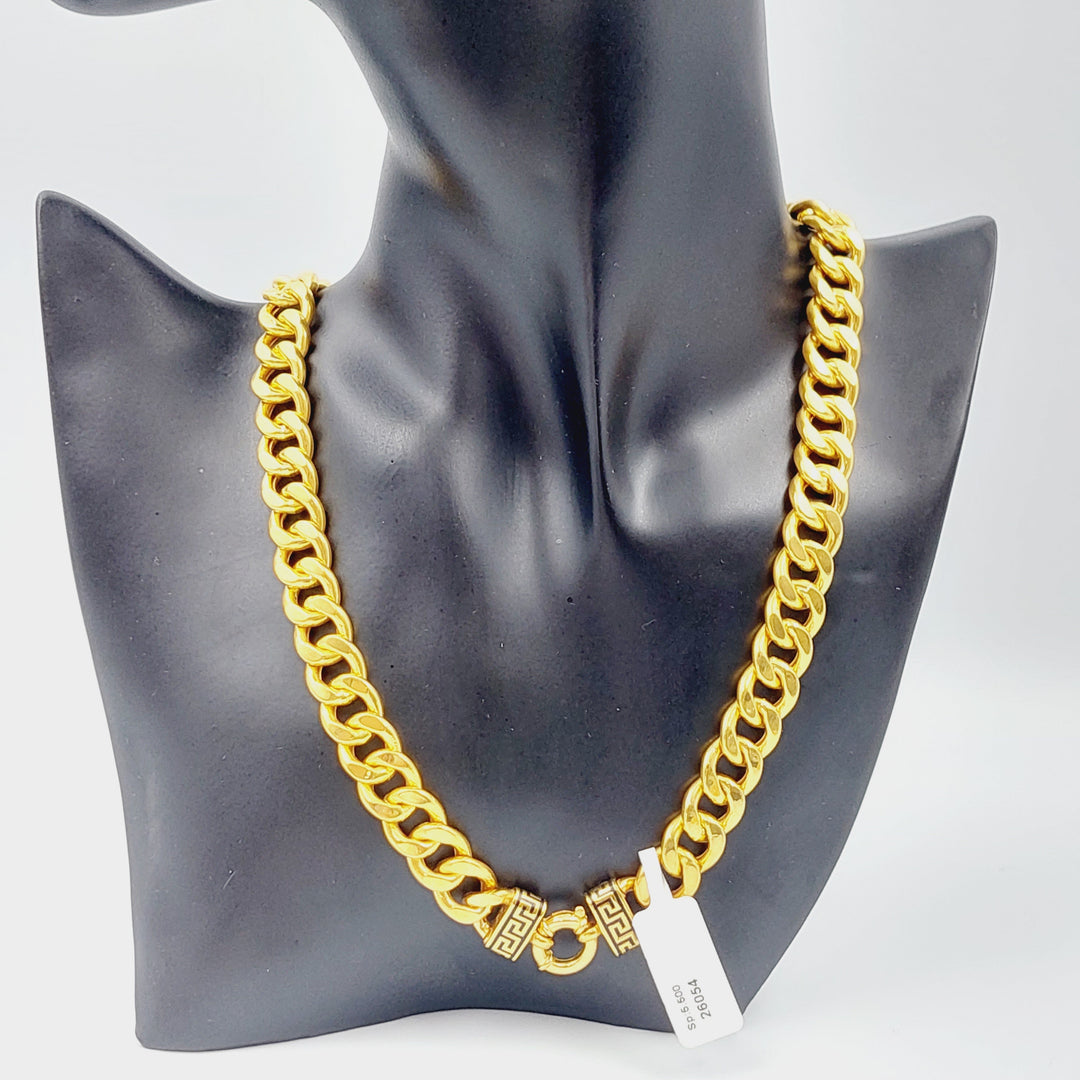 21K Gold Chain Necklace by Saeed Jewelry - Image 3