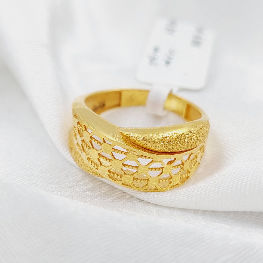 21K Gold Clamp Ring by Saeed Jewelry - Image 1