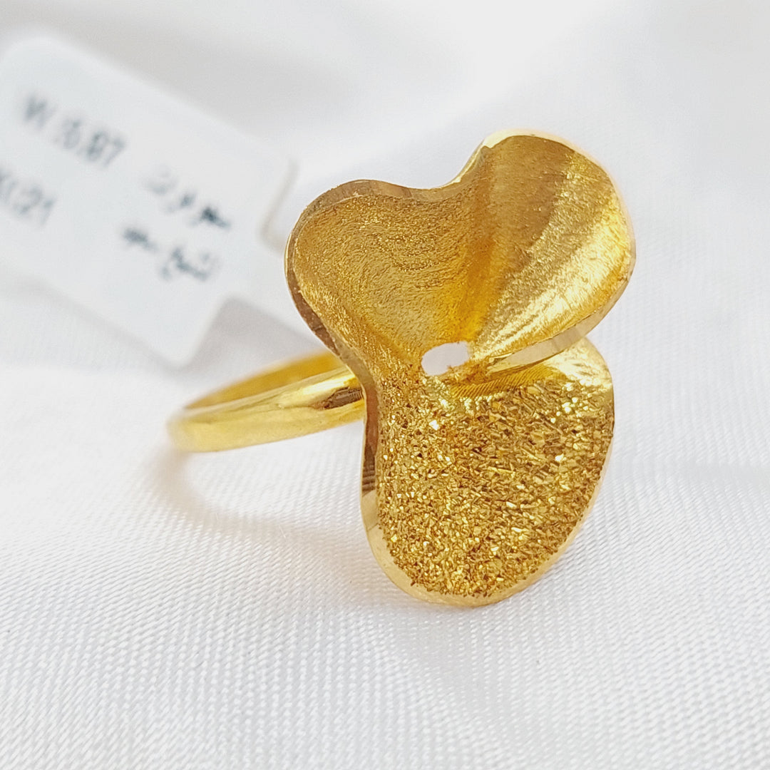 21K Gold Classic Ring by Saeed Jewelry - Image 1