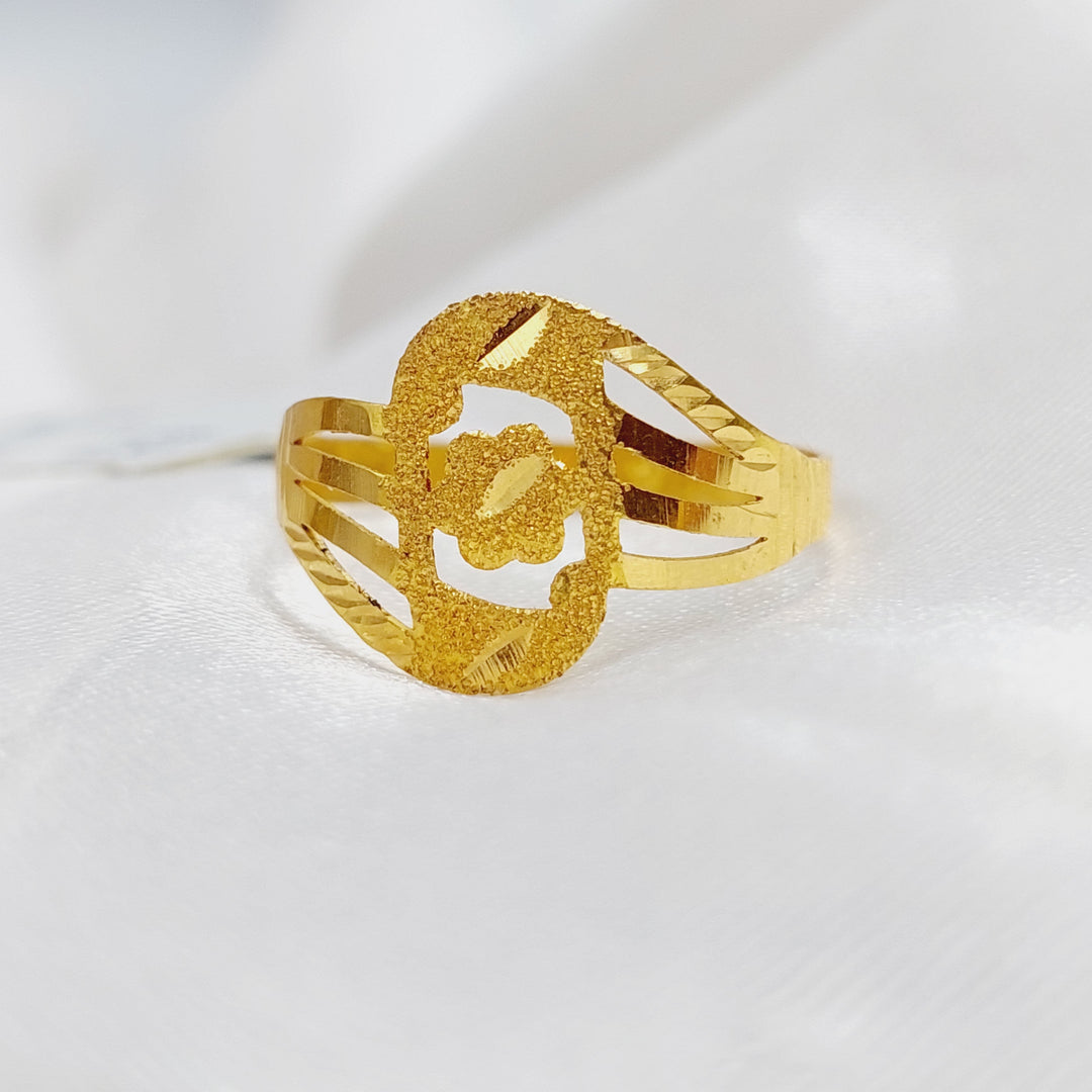 21K Gold Classic Ring by Saeed Jewelry - Image 1