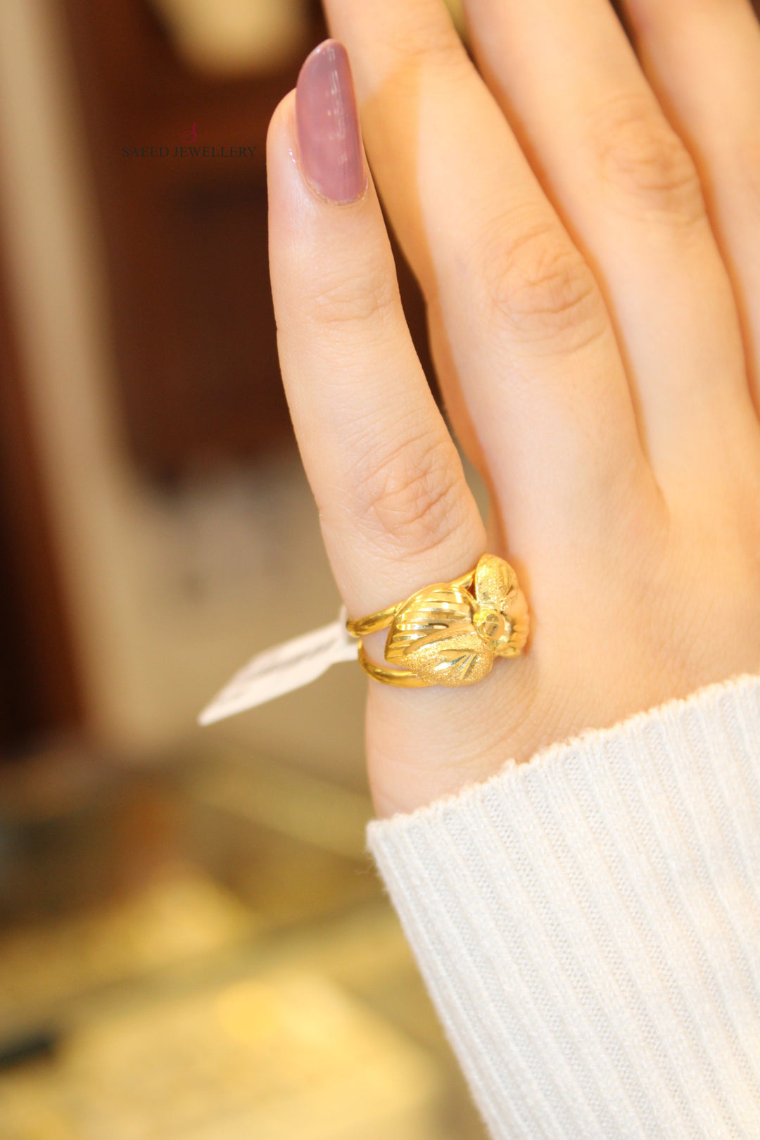 21K Gold Classic Ring by Saeed Jewelry - Image 9