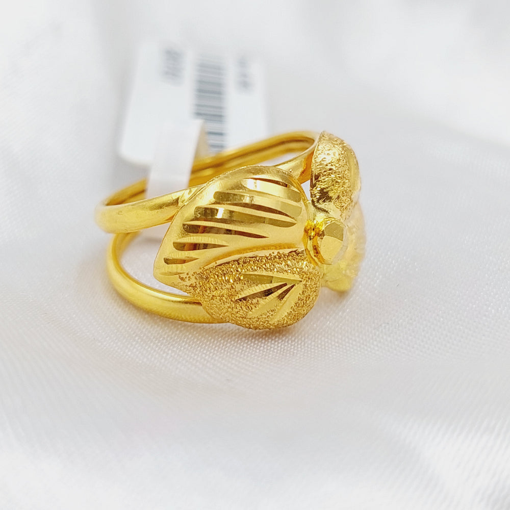 21K Gold Classic Ring by Saeed Jewelry - Image 2