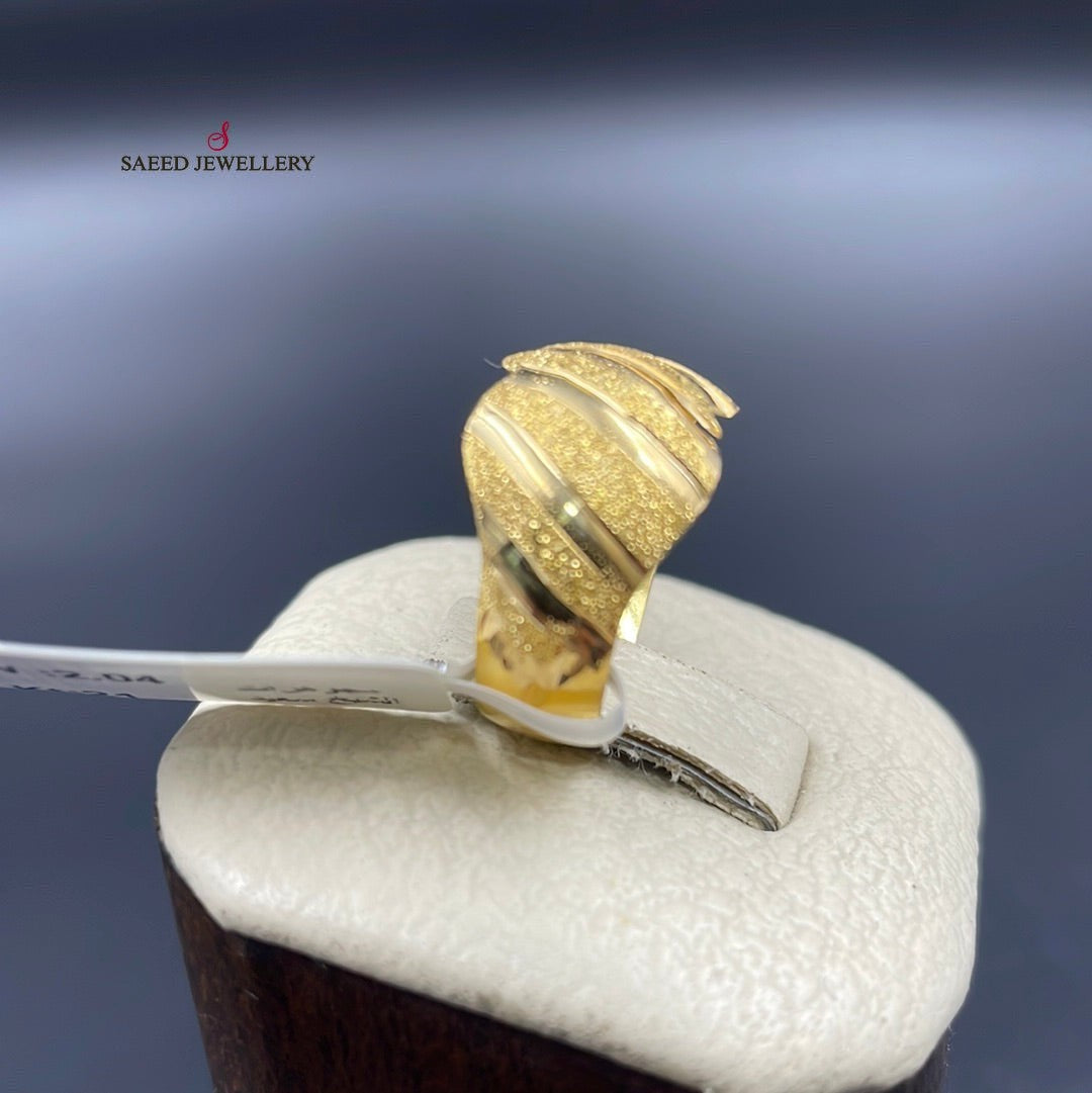 21K Gold Classic Ring by Saeed Jewelry - Image 1