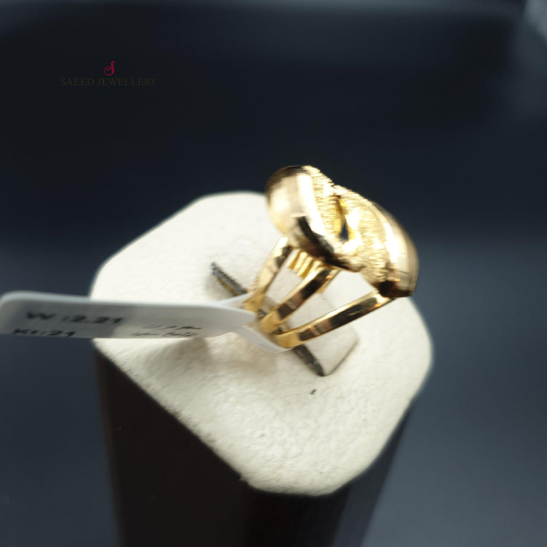 21K Gold Classic Ring by Saeed Jewelry - Image 12