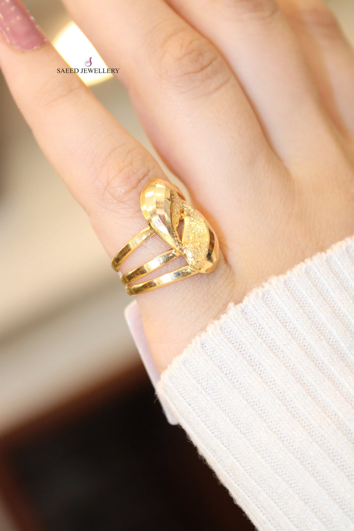 21K Gold Classic Ring by Saeed Jewelry - Image 1