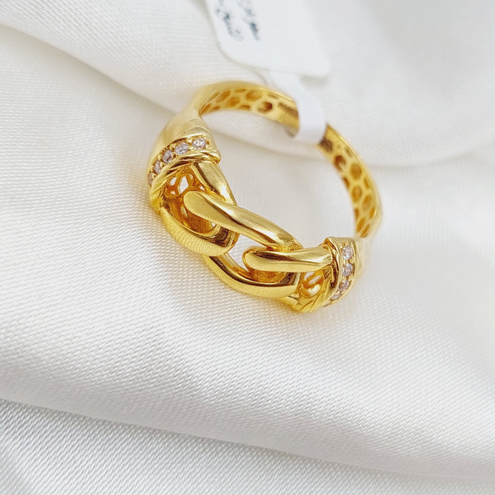 21K Gold Classic Ring by Saeed Jewelry - Image 6