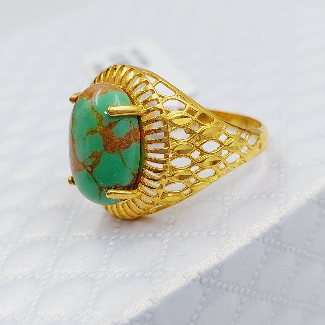 21K Gold Classic Ring by Saeed Jewelry - Image 1