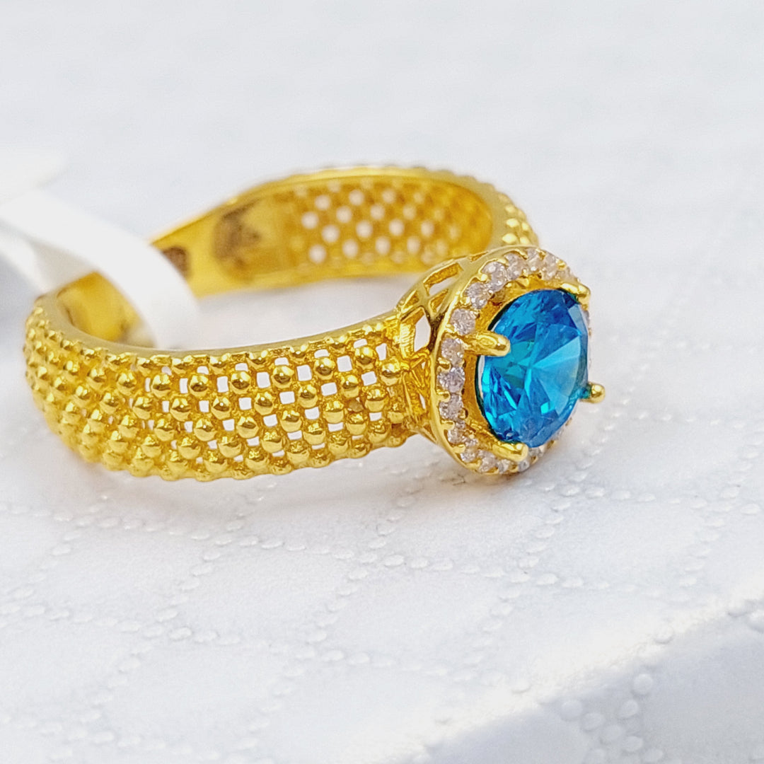 21K Gold Classic Ring by Saeed Jewelry - Image 4