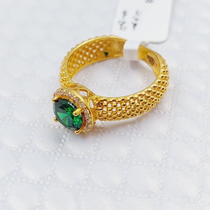 21K Gold Classic Ring by Saeed Jewelry - Image 6